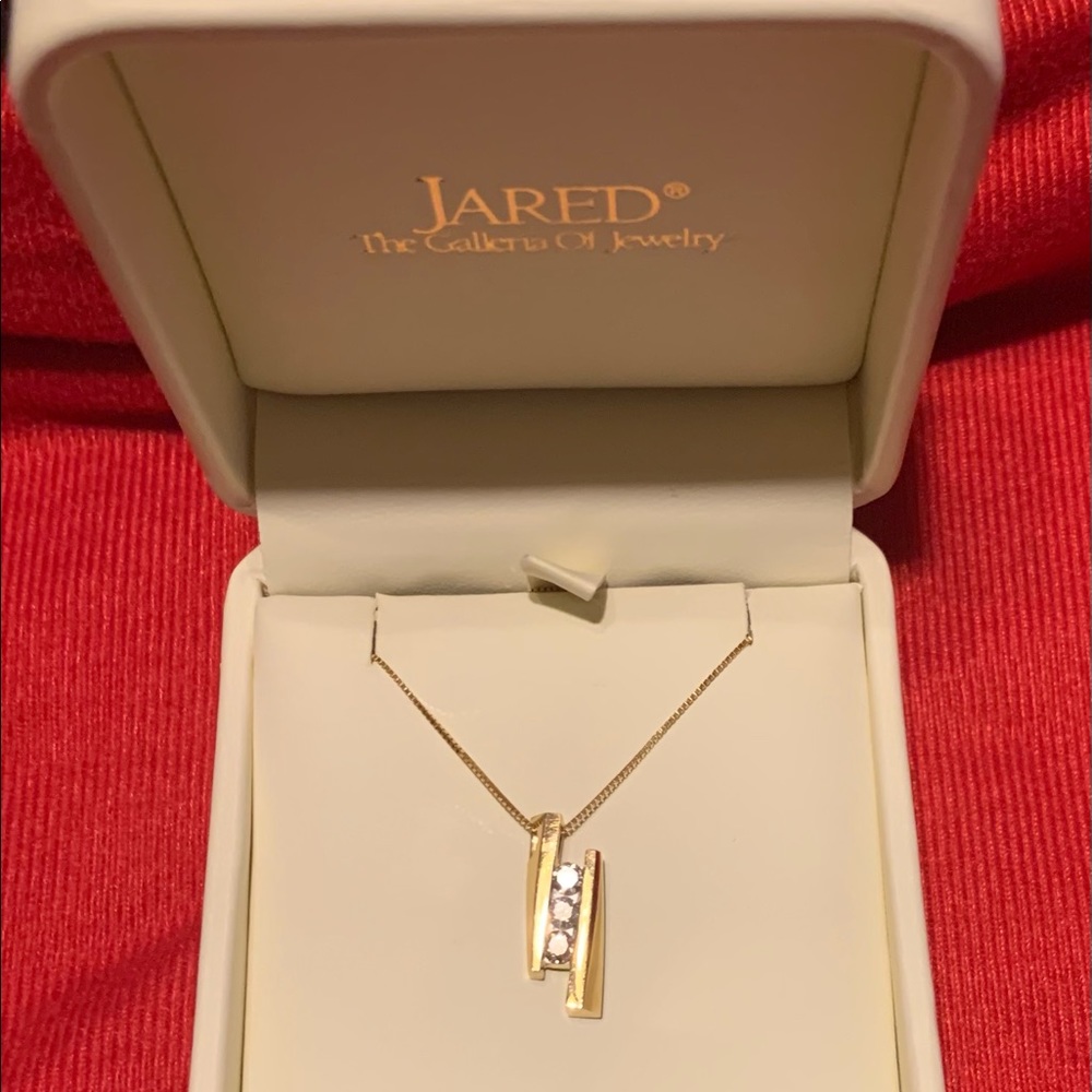 1/3 CTW Diamond 18k YG, with 18” YG Necklace